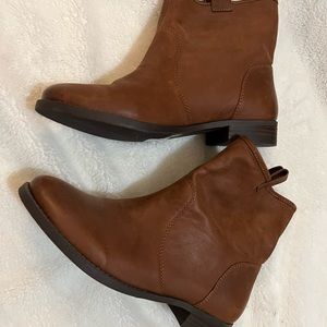 Brown ankle boots